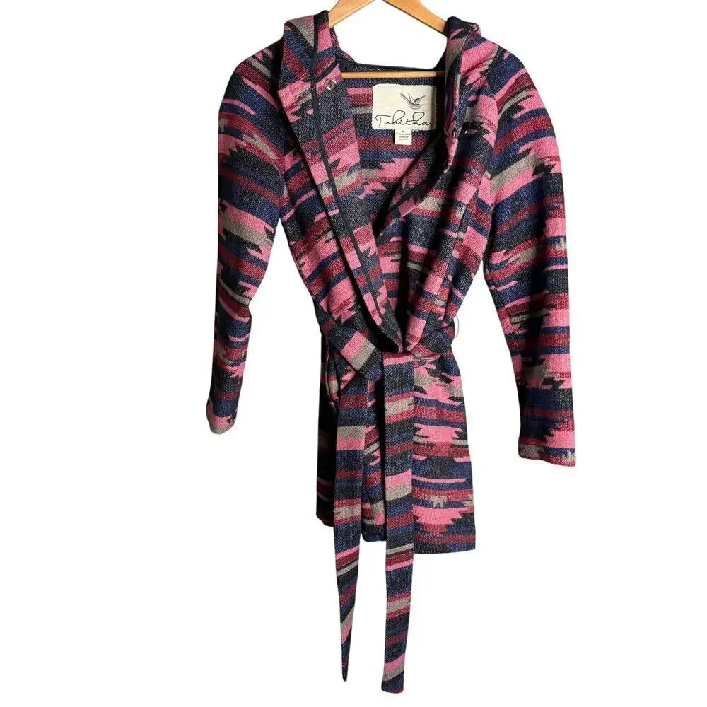 Tabitha Leona Wrap Coat Size M - Picture 6 of 8